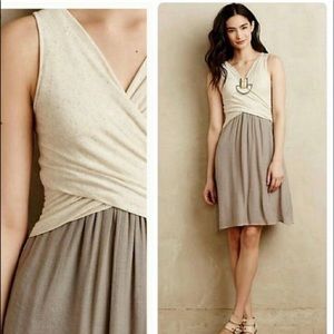 Anthropologie amadi criss cross wrap dress